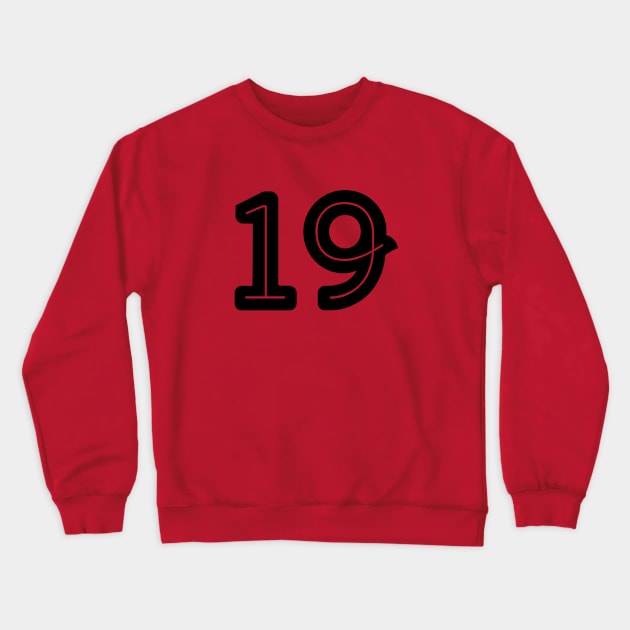 Intramurals -- 19 Black Crewneck Sweatshirt by caknuck